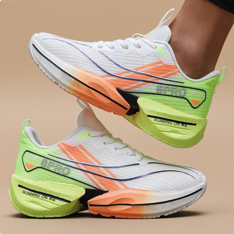 Women'S Carbon Plate Sneakers Ultra-Light Breathable Comfortable Soft Sole Running Shoe Marathon Cushion Carbon Plate Sneakers