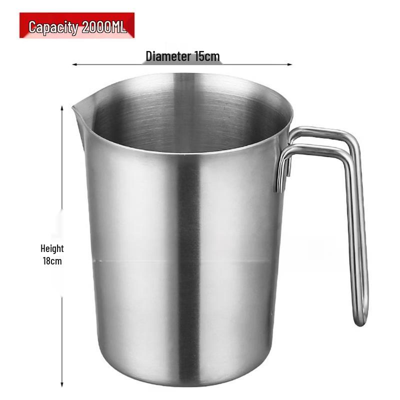 Stainless Steel Measuring Cup with Lid