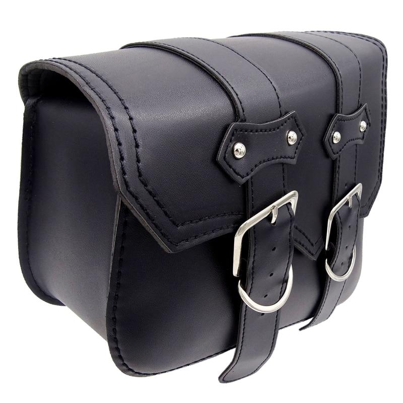 Motorcycle Waterproof Bag Motorcycle Saddle Bags Pu Leather Motorbike Side Tool Bag Out Door Luggage for Sportster XL 883 1200