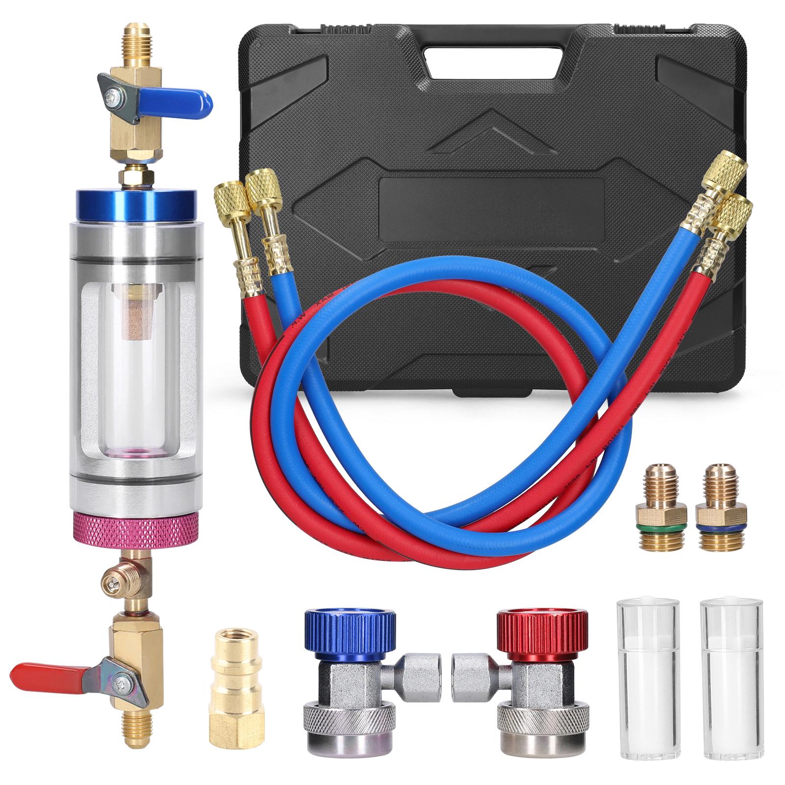 

Auto Air Conditioner Refrigerants Filler Vacuum Type Watertank Replacement Pressure Gauge Auto Repairing Tool Assembly gauge set разноцветный