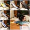 Stuffed Simulation Sea Fish Plush Toys PP Cotton Fish Sleeping Pillow Dolls  Living Room