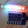 12/10/8/6 Wege Auto Flachsicherungshalter Sicherungskasten Modifizierter Klemmenblock Sicherung mit LED-Warnleuchte für Auto Boot Marine Trike 12V 24V