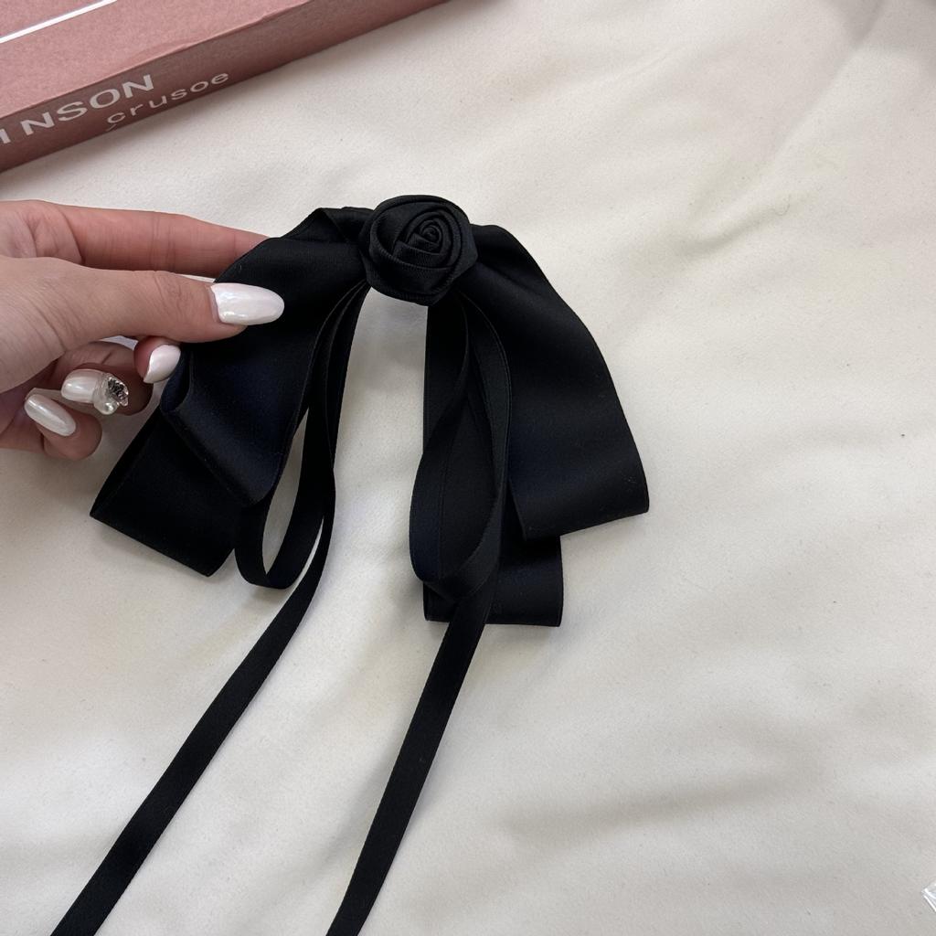 Korean hair accessories pins and clips bow for women girl flowers fascinators elegant Headdress barrette vintage ribbon popular