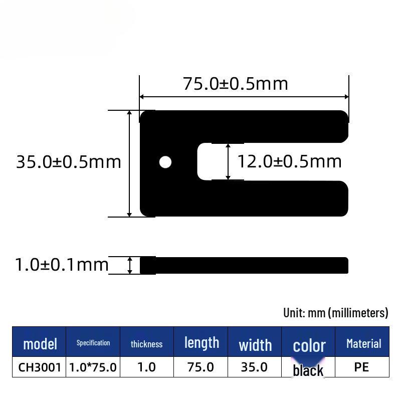 U-Shaped Plastic Flat Washer for Door and Window Installation - Horseshoe Home Decoration Tool, Australia