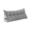 Headboard Triangular Pillow Back Support Headboard Cushion with Side Pocket Daybed Bolster Cushion with Removable Cover