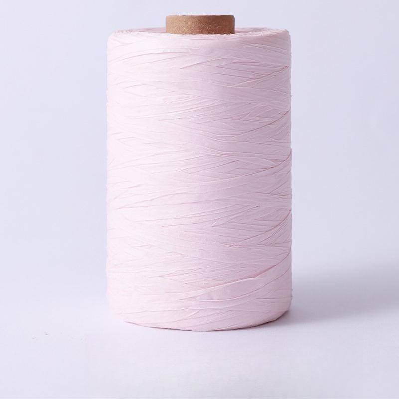 280-300M Natural Paper Raffia Yarn for Hand Knitting Crochet Straw Sandals Summer Hats DIY Hook Bags Cotton Grass Thread