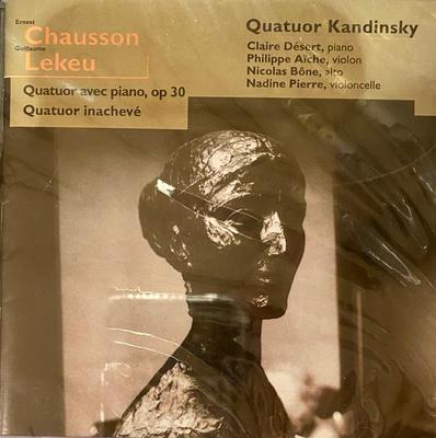 CD CHAUSSON, LEKEU, QUATUOR KANDINSKY - Ernest Chausson - Klavierquartett 592194WM334 Fnac Music 1993 Frankreich Klassik Gebraucht