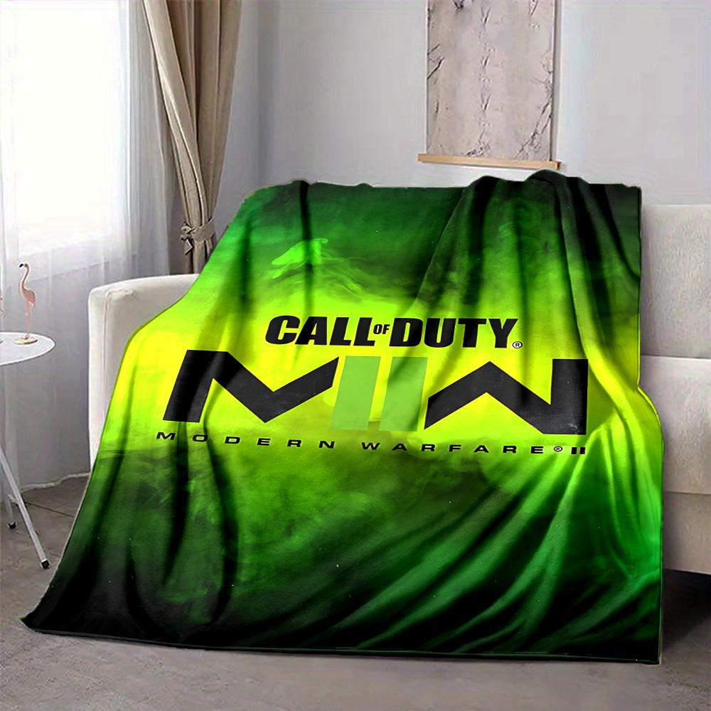1pc Call of Duty Soft Comfortable Blanket Digital Print, All Season Multipurpose Knit Fabric Bedding, Office, Sofa Home Decor Blanket