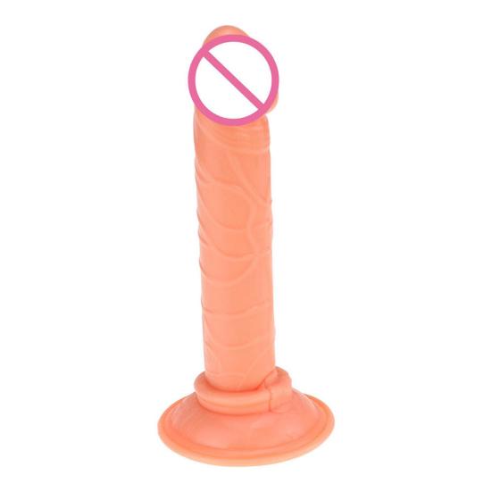 Dildo Anal Masturbator Bendable Smooth TPE Penis Thrusting Pleasure Wand for Lesbian