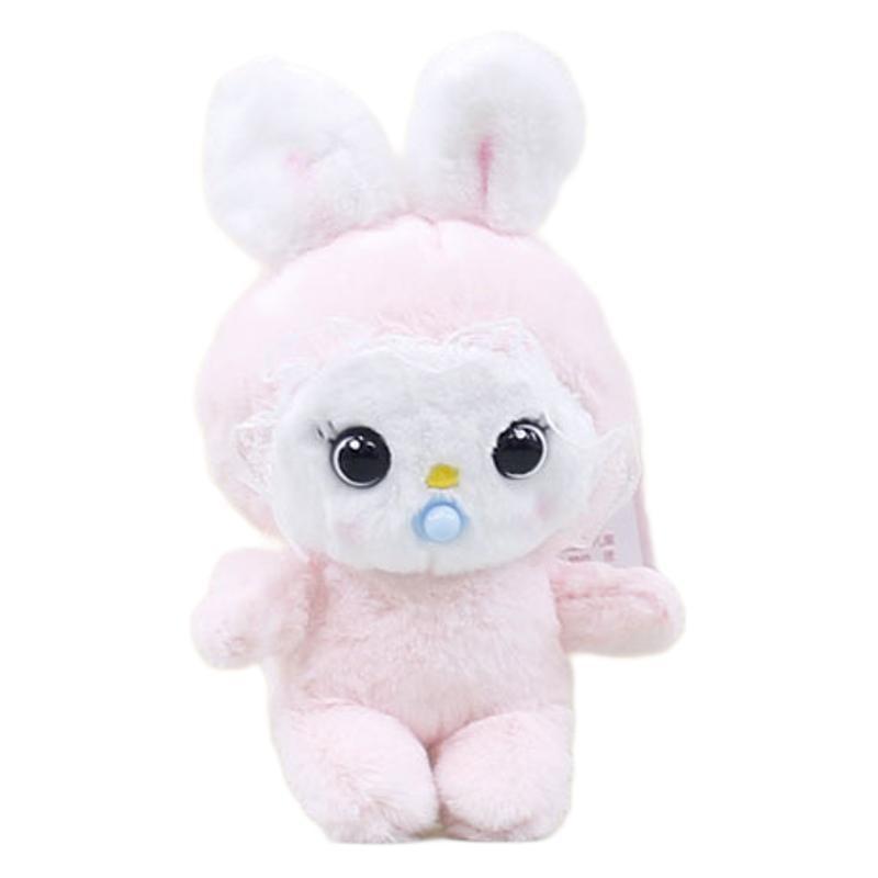 Adorable Plush Baby Rabbit Keychain Soft Toy Cozy Hanging Pendant For Kids