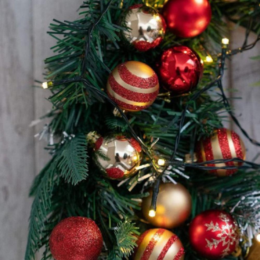 Weihnachtsanhänger Ornamente Mini Weihnachtsbaumschmuck Mini Weihnachtskugeln Ornamente Set für Weihnachtsbaum für Außen