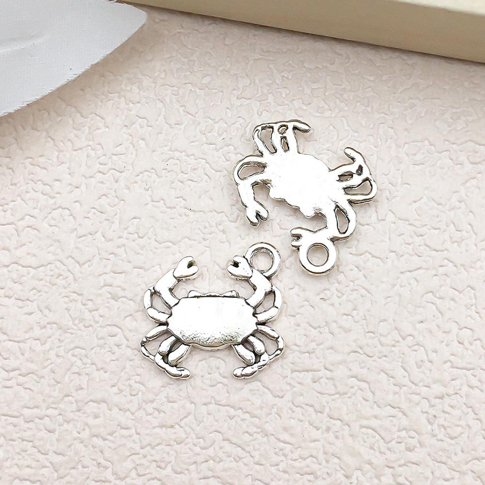 Náramek a přívěsek s tibetským stříbrným zvířecím přívěskem: Vážka, Krab, Želva, Jelen, Holub, Sova, Kráva