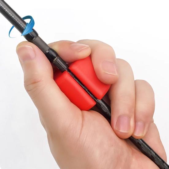 10Pcs Bound Pole Balls Silicone Rod Strap Protective Cover Wide Compatibility Versatile Fishing Gear Accessory Holder