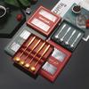 4PCS/Set 12.4-12.6cm Stainless Steel Flower Shape Spoons Coffee Mixing Ice Cream Dessert Spoons