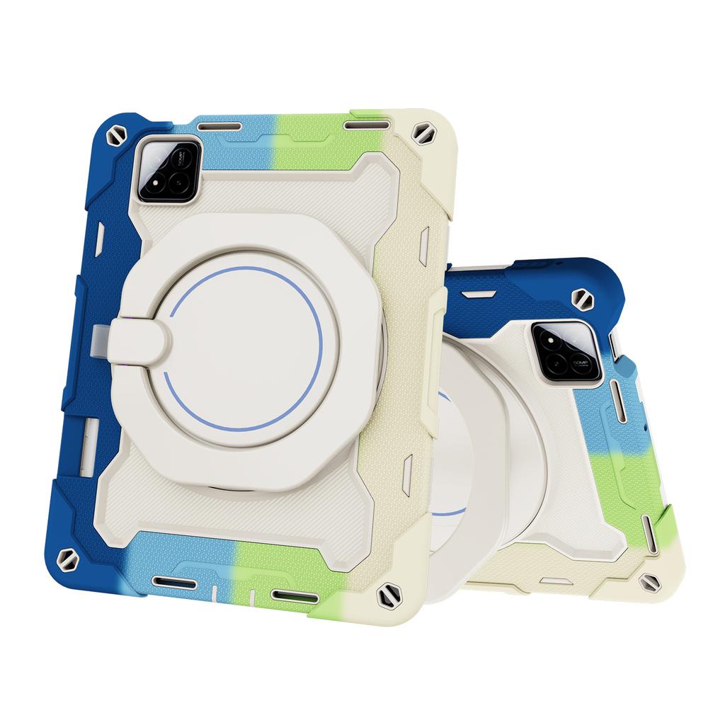 Per Xiaomi Pad 8 7 Pro 11.2" 5/6 Pro 11" 6S 7S 5Pro Redmi Pad SE K Pad Custodia con Supporto Rotante a 360° Cover Corazzata Resistente agli Urti con Cinturino a Maniglia