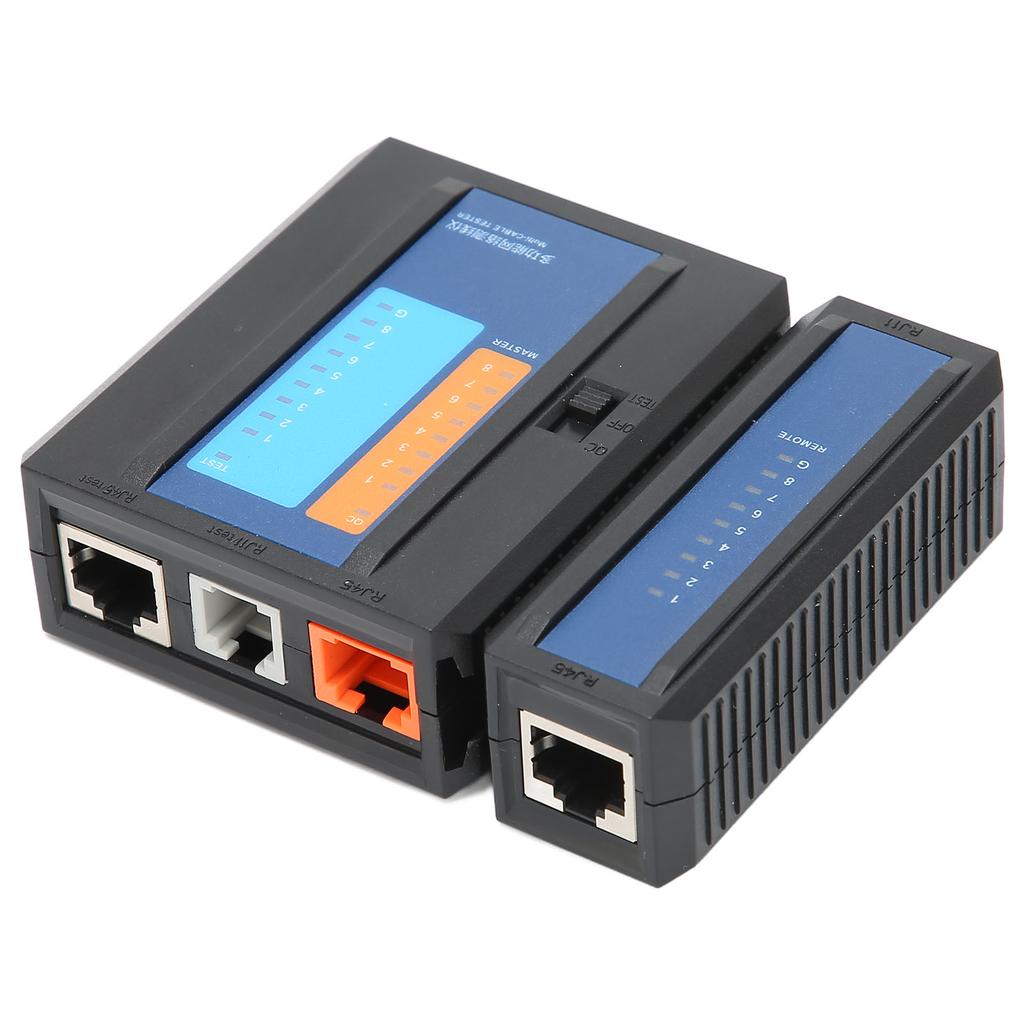 RJ45 Network Cable Tester Multipurpose Network Cable Tester Tool for RJ45 RJ11 RJ12 CAT5 CAT6 CAT7 C