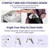 Wireless Nail Dust Collector Foldable Nail Dust Extractor Mini Rechargeable Nail Vacuum Cleaner Fan Nail Art Manicure Machine