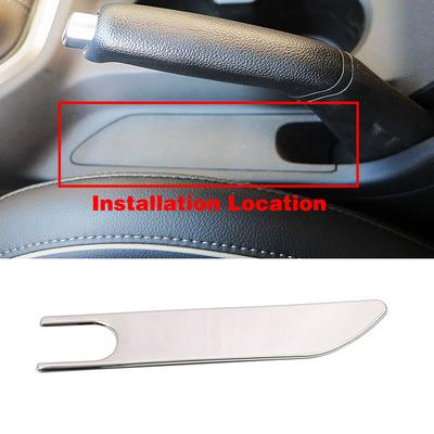 For Hyundai Creta IX25 2016-2018 Parking Handbrake Hand Cover Trim Frame Stainless Steel Interior Moulding Sticker