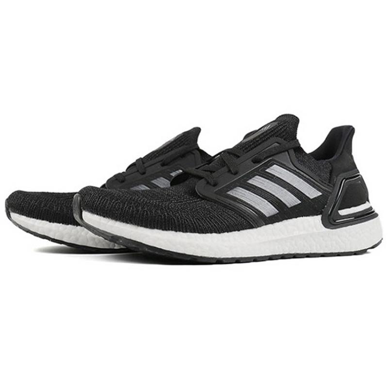 adidas UltraBoost 20 'Black Night Metallic Grey' Sneakers FY3457
