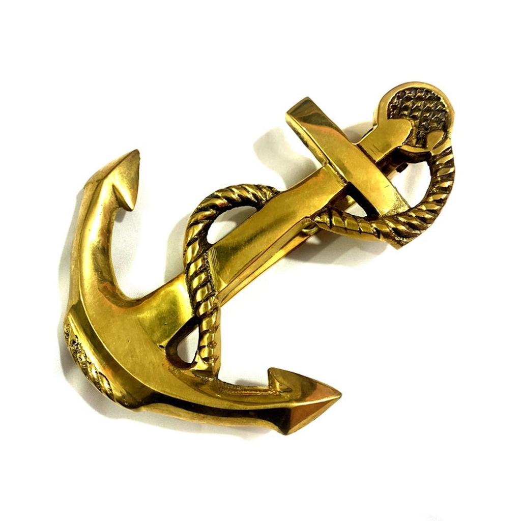 Brass Ship Anchor Door Knocker/Beach Style Door Knocker/Home & Office Door Accessories