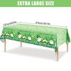 St. Patrick's Day Clover Tablecloth Decorations 2025 Clover Printed Tableclot Rectangle Table Cover St. Patrick's Day Party Decoration