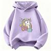 Fashion Rainbow Unicorn Hoodie Kids Children's Sweatshirt Cute 90s Hoody for Boys Girls Autumn Winter Casual Hoodies Pullover