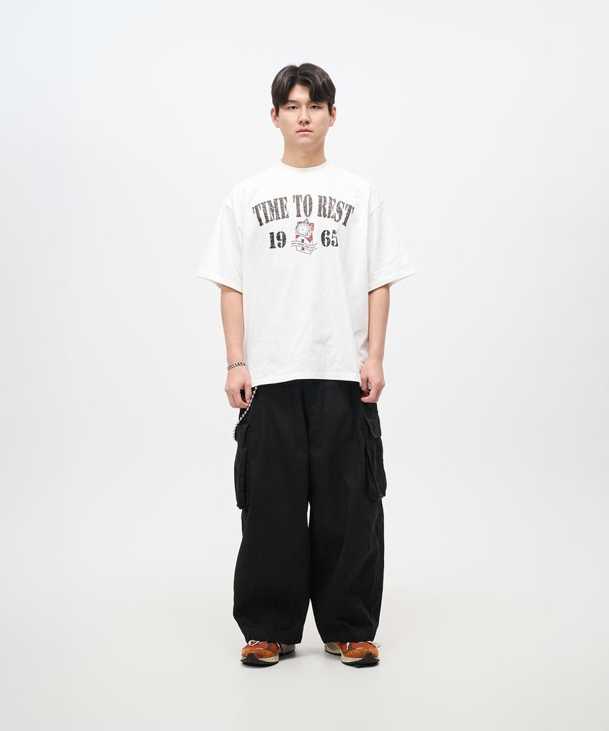Aidonwoneowokeutudei Time To Rest Short Sleeve (White)