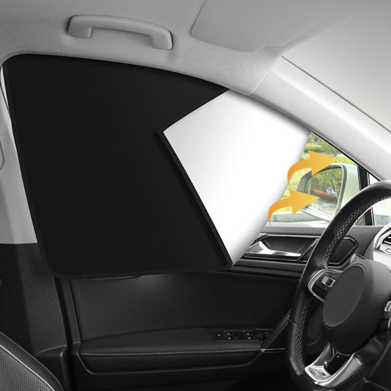 Sunshade Full Shading Fabric Magnetic Suction Opaque-Curtain Side Window Sun Visor Summer Protection for Car Accessories