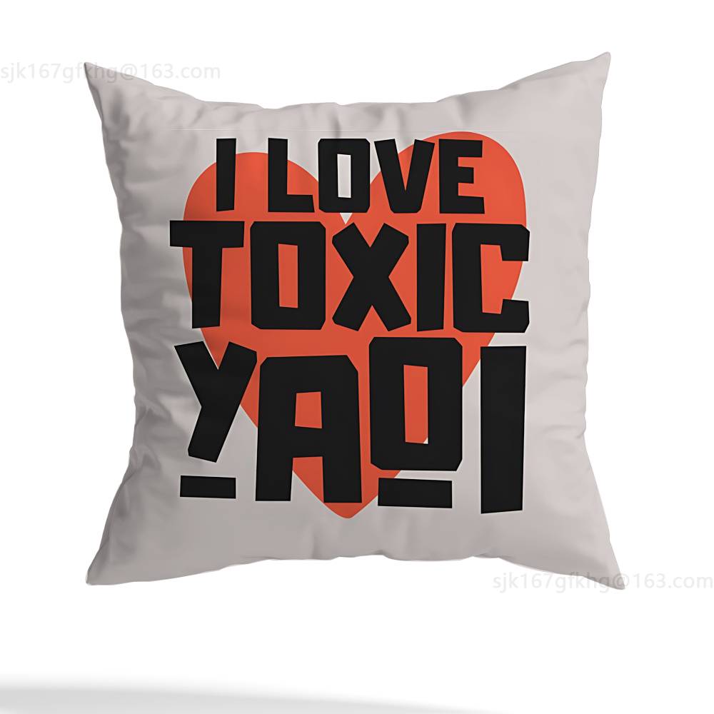 Yaoi Yuri Collection Pillow Case Sofa Living Room Bedroom Headboard Backrest Cushion Square Cushion Nap Time