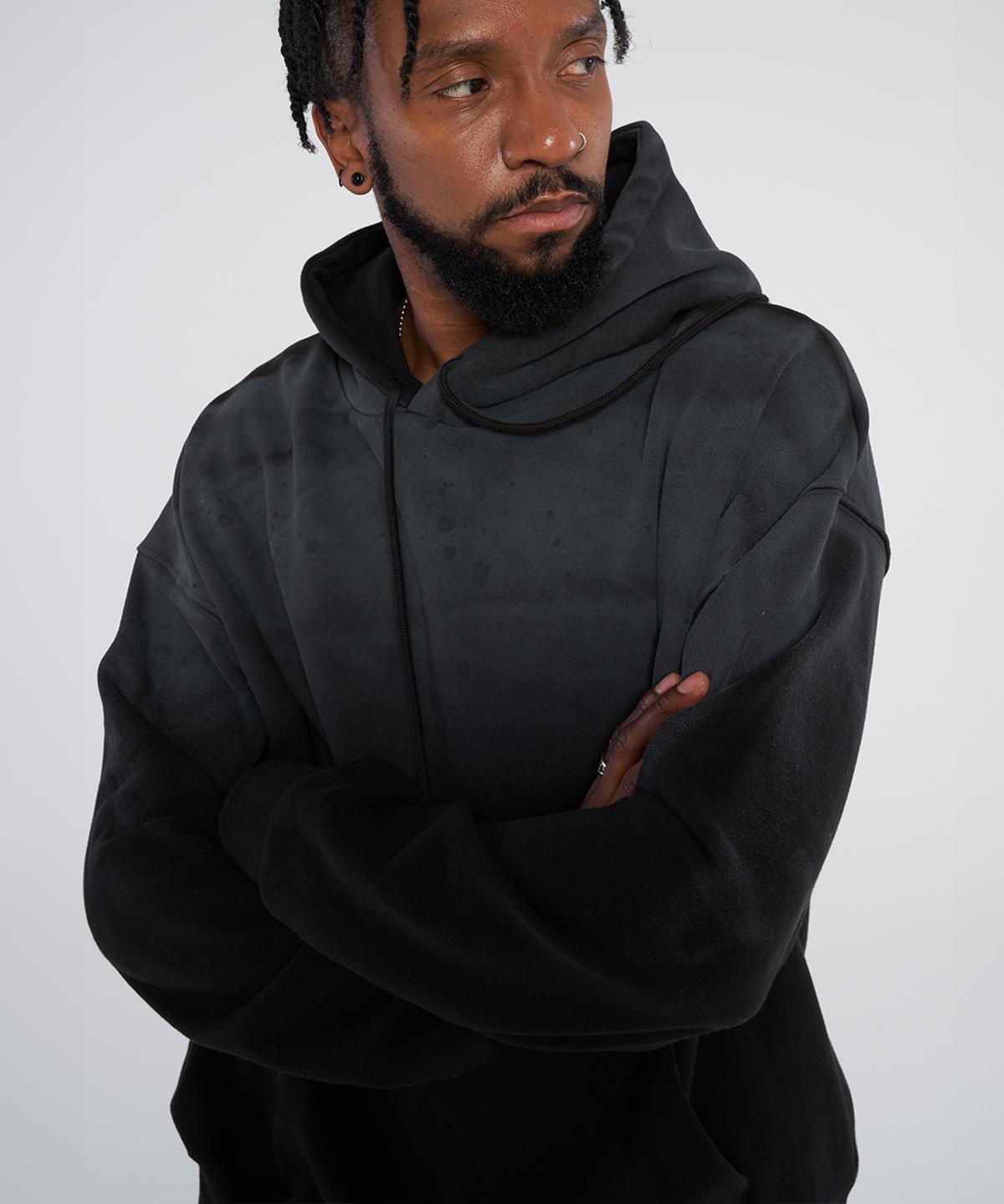 Tener Half-Spray Hoodie_Black F