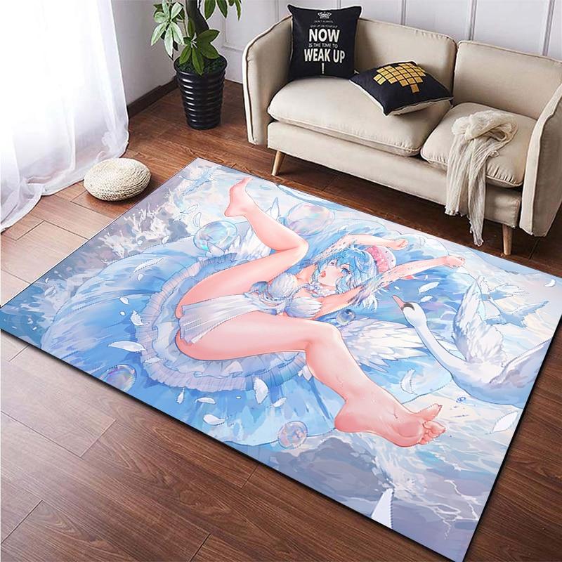 Sexy anime dívka koberec herní místnost party super cool koberec anime pokojová výzdoba BIKINI PARTY podložka Halloween podložka Pikniková podložka na jógu