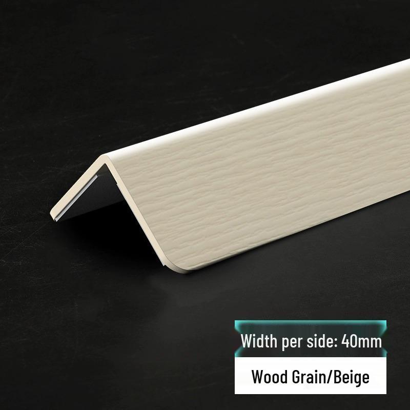 PVC Wall Corner Protection Strip - Anti-Collision Right Angle Edge for Living Room