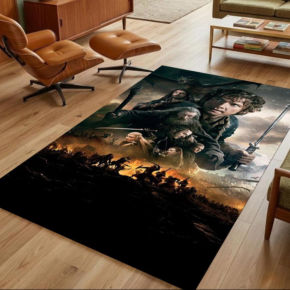 Lord Rings Area Rug Design for Entryway Study room Foyer Bedrooms Anti-slip Rug Office home decor Perfect Gift for Friends & Family