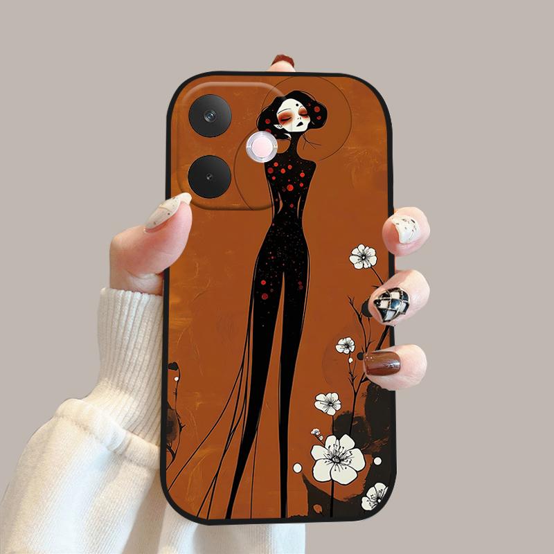 Dla Oppo A5 Pro 5G Miękkie Etui Kwiaty Moda Silikonowe TPU Zderzak Telefonu Pokrowiec Dla Oppo A 5 Pro 5G Urocze Ochronne Etui Fundas