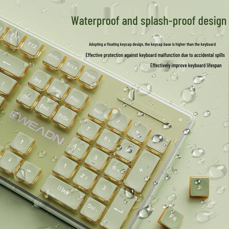 V3 Dual-Mode Wireless Bluetooth Office Keyboard