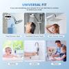 36 Stage Shower Faucet Head Cleaning Purifier Filter Metals Filtered for Hard Water Soften 1 Replaceable Extra Filter Cartridge