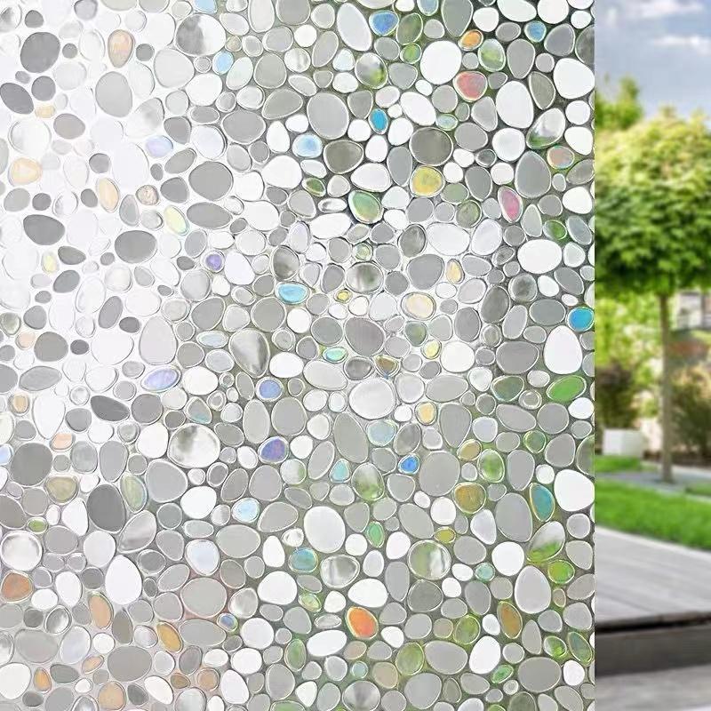 

Наклейка на стекло Goose Soft Stone, наклейка на стекло Rainbow, декоративная пленка Light Luxury, пленка для стекол в ванной и ванной комнате 30cmx1m