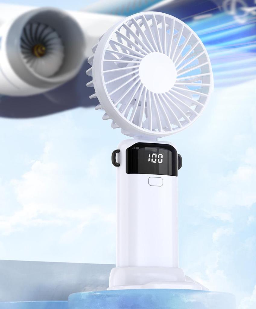 2024 Compact Rechargeable Ultra-Quiet Mini Fan for Office and Travel