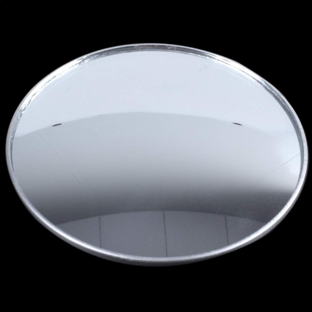 Reikoeppy Reikoeppy(R) Silver Tone 3" Round Convex Rear View Blind Spot Mirror Car Auto Supplies