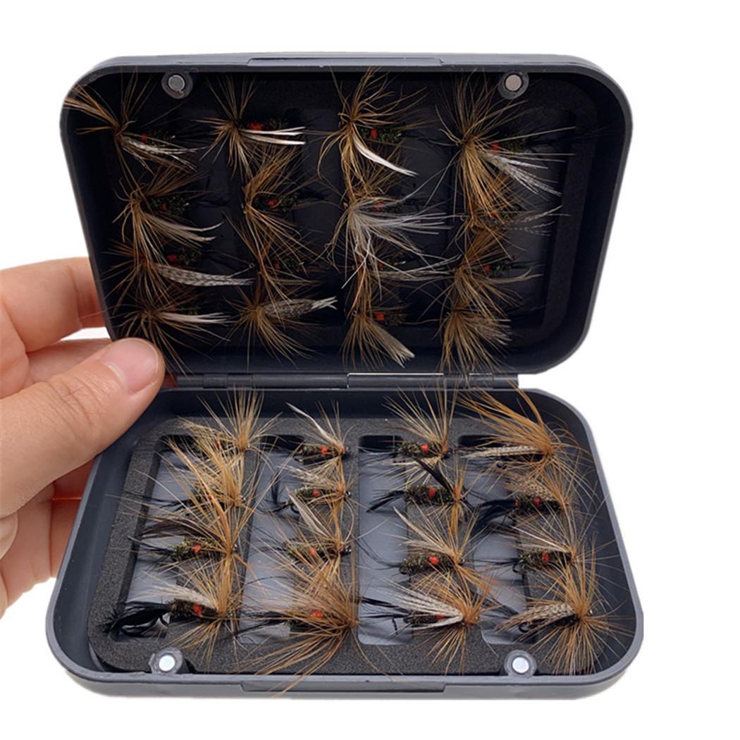 10/20/25 шт. приманки для форели сухие/мокрые мухи приманка для рыбалки нахлыстом мухи — фото 4