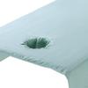 Cobertura de folha de mesa de massagem para salão de beleza com furo respirável 80cm x 200cm durável e fácil instalação
