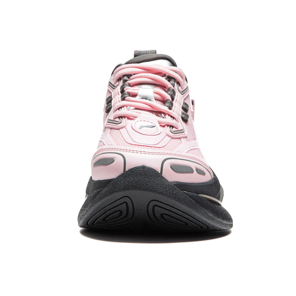 New LiNing Project* Ethereal Space Cushioning Wear-Resistant Low-Top Casual Shoes Women's Profit Pink AGCU260-5