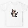 Funny Cat Shocked Kids T-Shirt