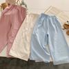 Casual Teen Girl Clothes Kids Girls Pants Solid Color Trousers Children's Pants Cute Elegant Girl Wear