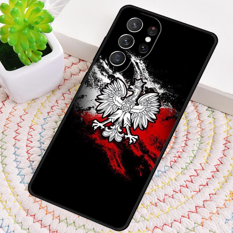 Poland Polish Flag soft TPU Phone Case For Samsung Galaxy note 10 pro S26 S25 S24 S23 S22 Ultra Plus S21 FE S20 Shockproof Cover