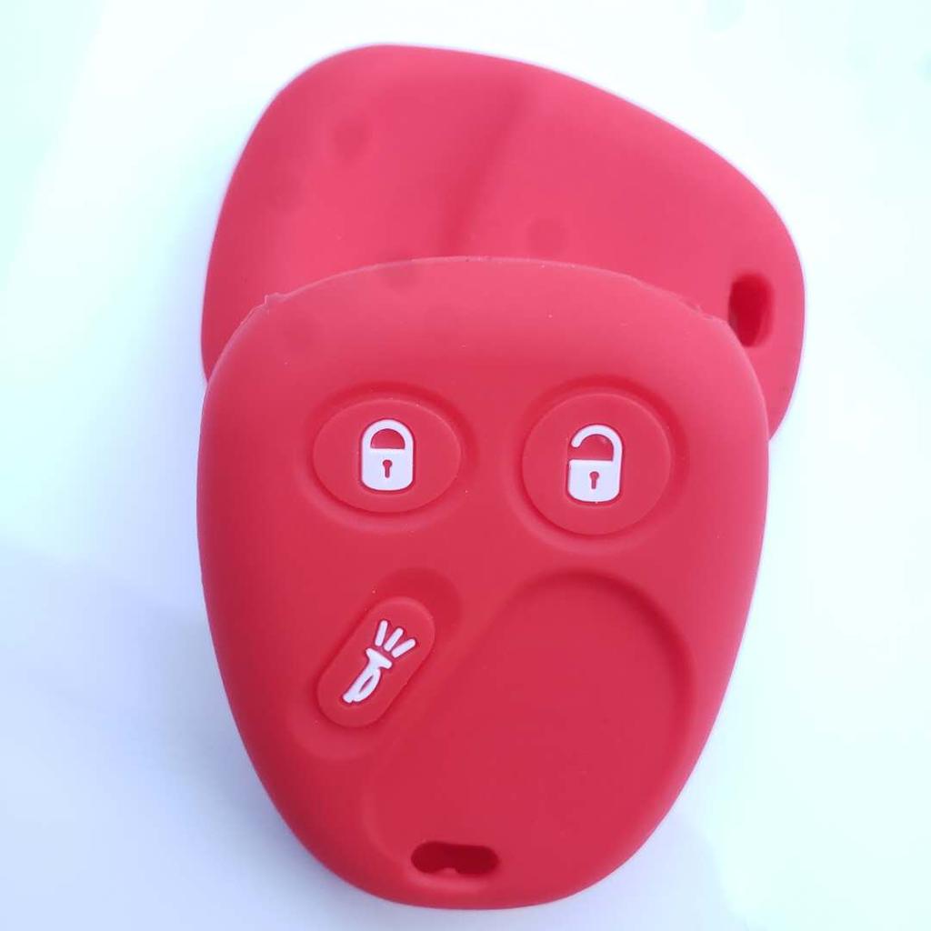 Fob Remote Key Shell Sillicone Rubber Protector For Chevrolet Malibu Impala Corvette Gmc Jimmy Safari Key Case 4 Buttons