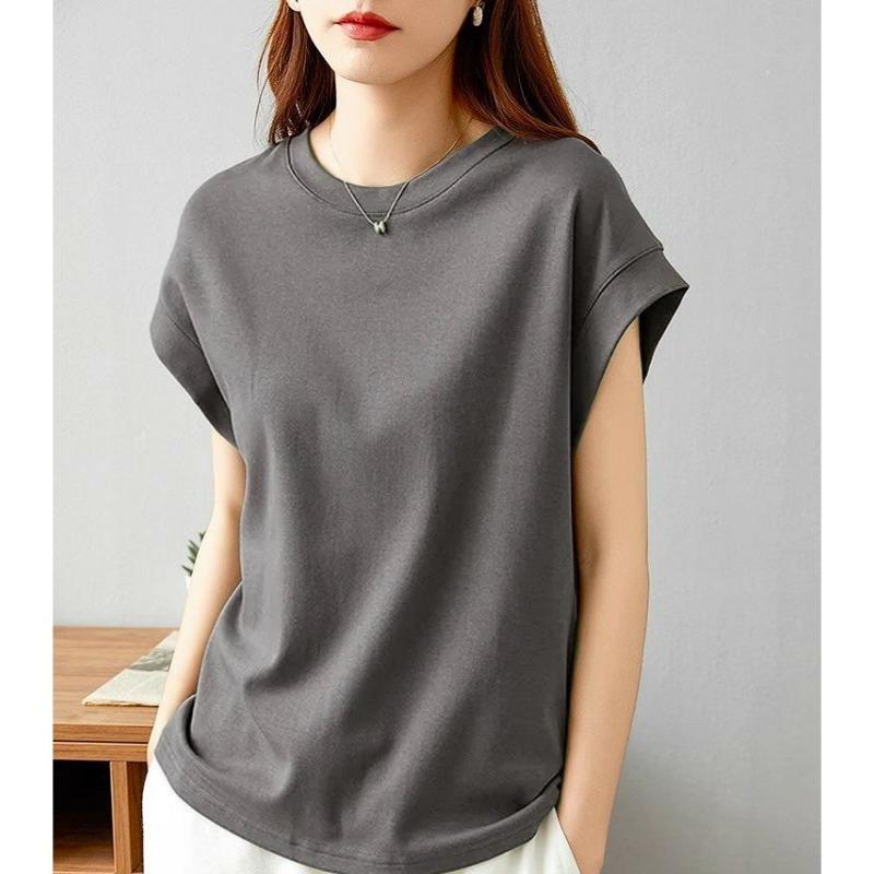 Women Fashion Anti Exposure Casual Summer Sleeveless Tank Top T Shirt