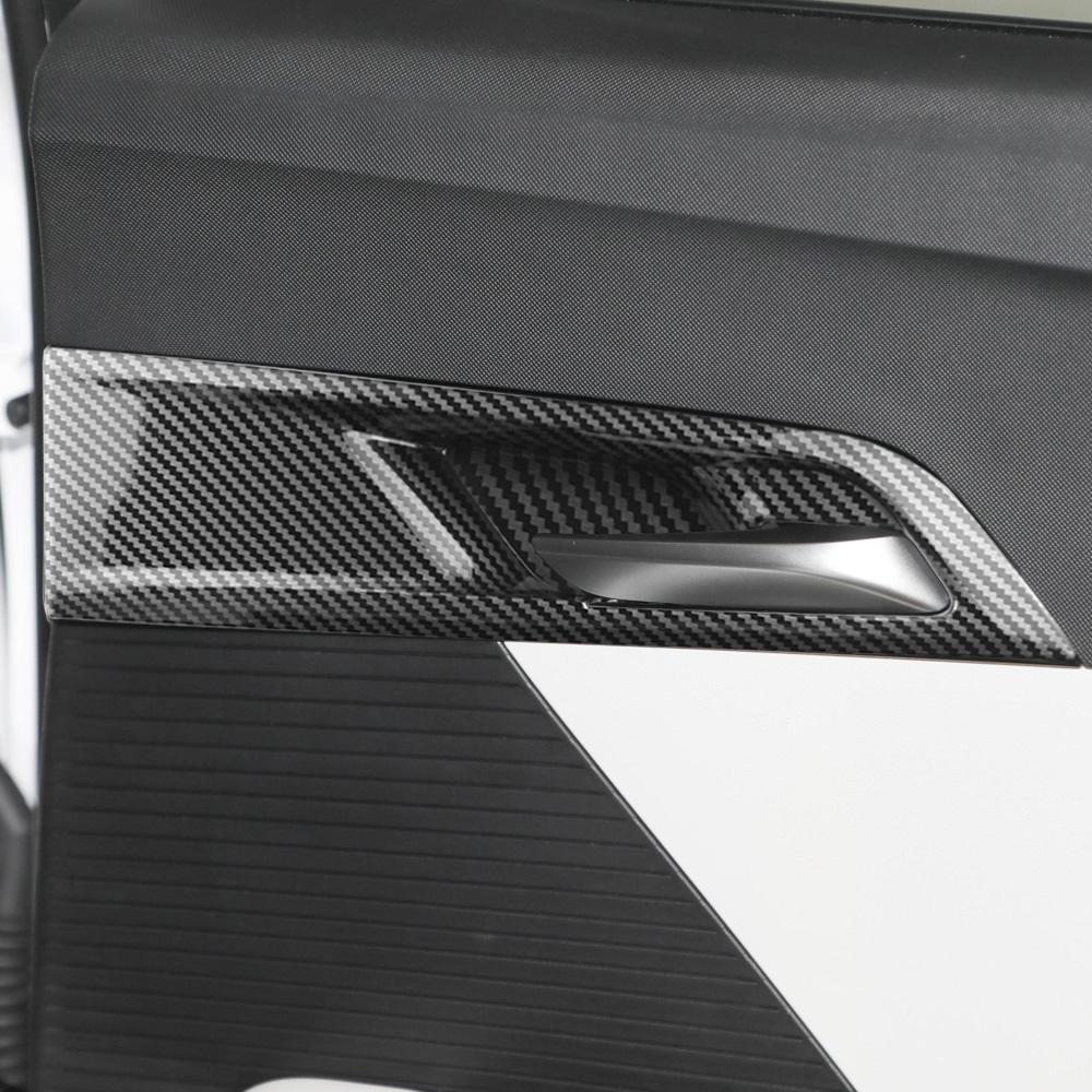 LHD&RHD Stickers Car Inner Door Handle Decorative for MG4 EV Mulan 2025-2025 Insert Bezel Frame Door Handle Bowl Cover Trim