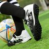 Boys/Kids Rubber Non-slip Short Spike Velcro Lace-up Artificial Turf Football Boots