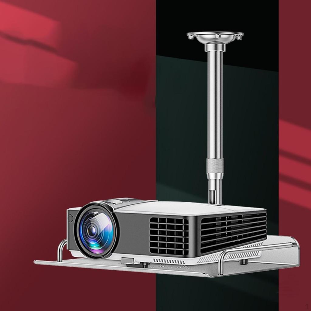 Ceiling Mount with Tray for Projector Camera Wall High Stability Sturdy Adjustable